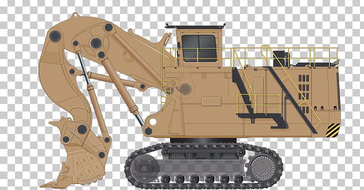 Bucyrus-Erie Caterpillar Inc. RH 400 Shovel Excavator PNG, Clipart, Backhoe, Bucyruserie, Caterpillar Inc, Excavator, Hydraulics Free PNG Download