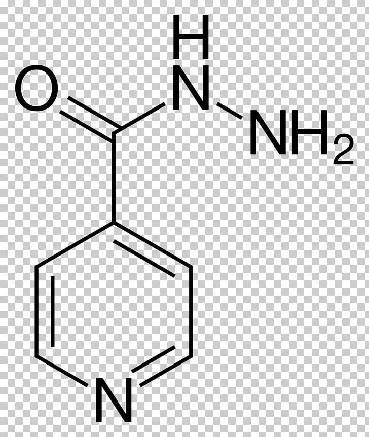 Hydrazide Isoniazid Acid CAS Registry Number Chemical Compound PNG, Clipart, 4nitrobenzoic Acid, Acid, Angle, Area, Black And White Free PNG Download