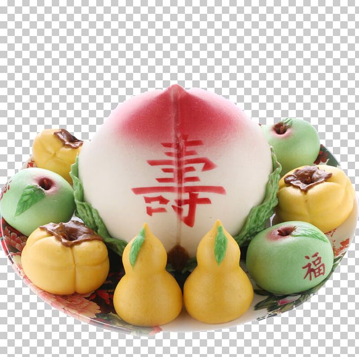 Longevity Peach Mantou Chinese Cuisine Food PNG, Clipart, Commodity, Dessert, Dish, Eating, Fruit Free PNG Download