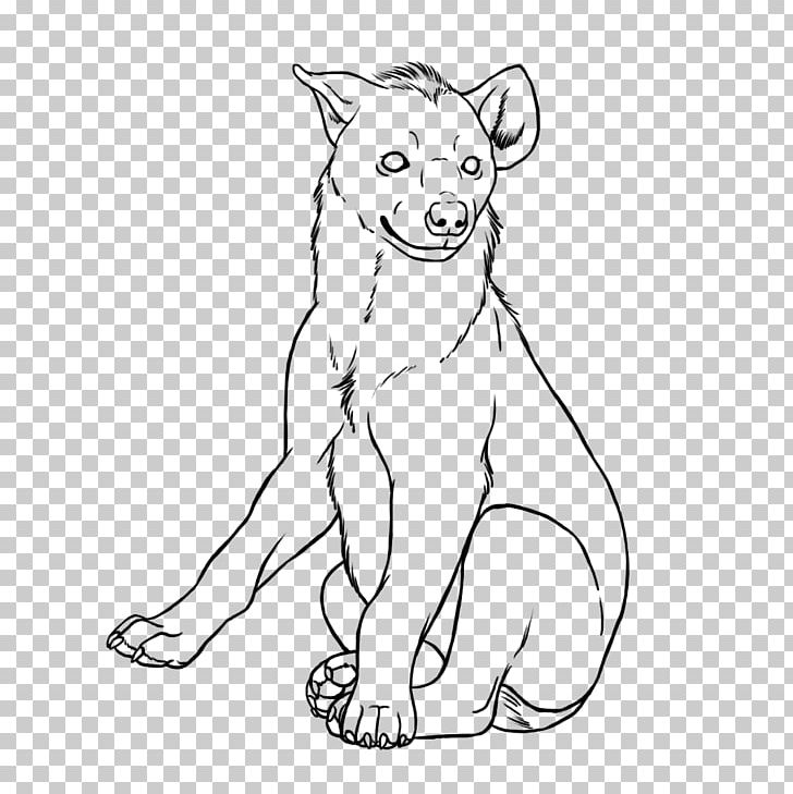 Whiskers Spotted Hyena Line Art PNG, Clipart, Animals, Art, Artist, Artwork, Big Cats Free PNG Download