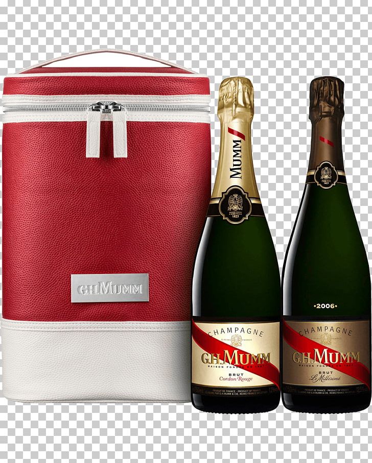 Champagne G.H. Mumm Et Cie G.H. Mumm Cordon Rouge Brut Rosé Wine PNG, Clipart, Alcoholic Beverage, Bottle, Champagne, Cooler Bag, Drink Free PNG Download