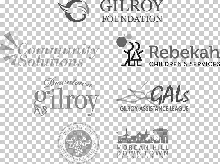 Gilroy Logo Brand Line Font PNG, Clipart, Art, Black And White, Brand, City, Gilroy Free PNG Download