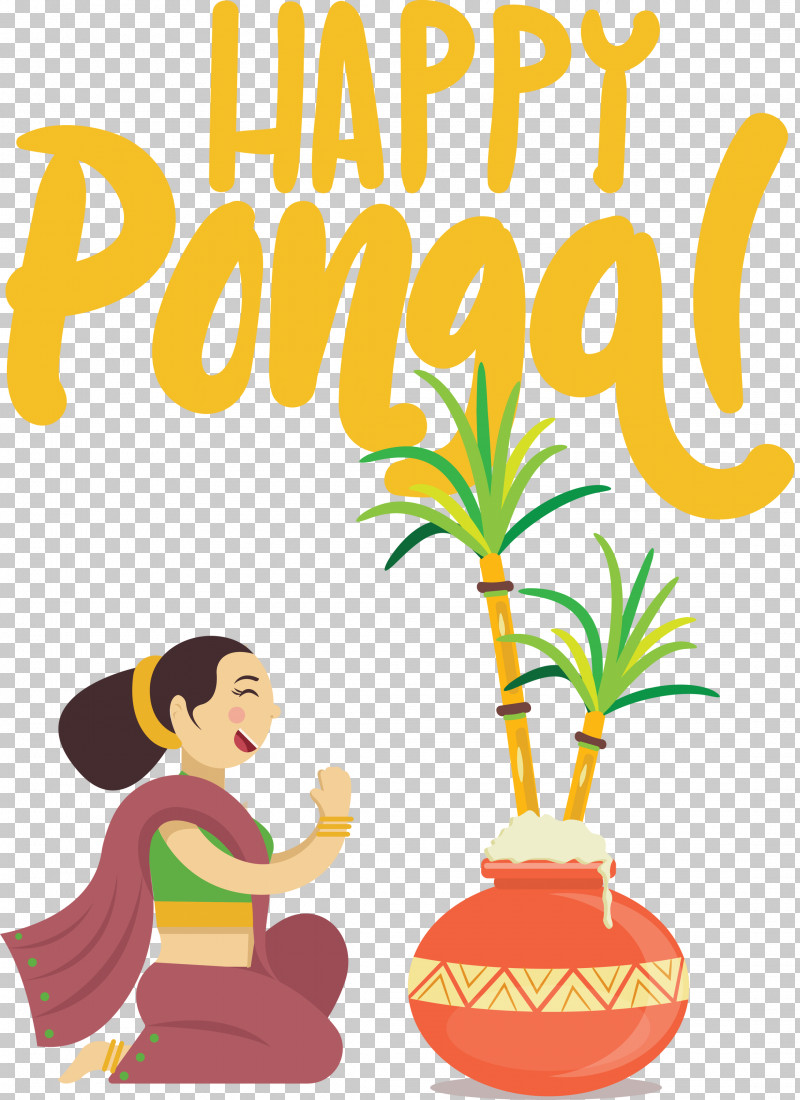 Pongal Happy Pongal Harvest Festival PNG, Clipart, Animation, Cartoon, Drawing, Festival, Happy Pongal Free PNG Download