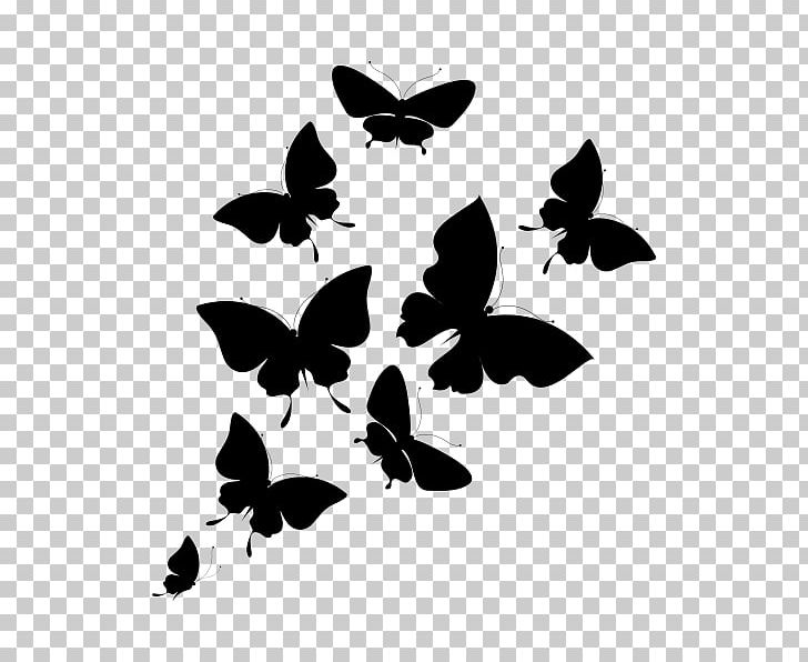 Coffee Wall Decal Sticker Vinyl Group PNG, Clipart, Black, Black And White, Branch, Brush Footed Butterfly, Butterfly Free PNG Download