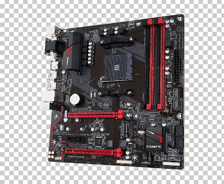 Socket AM4 MicroATX Motherboard CPU Socket GIGABYTE GA-AB350M-Gaming 3 PNG, Clipart, Am 4, Atx, Computer Accessory, Computer Case, Computer Component Free PNG Download