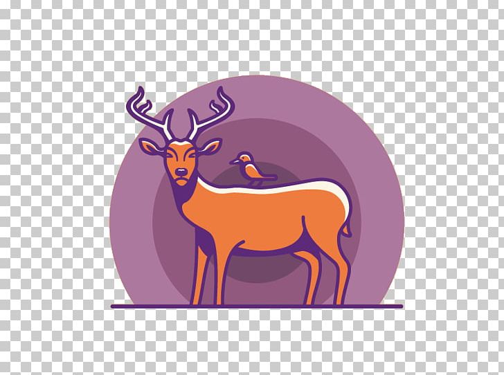 Reindeer Illustration PNG, Clipart, Animal, Animals, Antler, Cartoon, Christmas Deer Free PNG Download