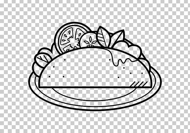 Taco Mexican Cuisine Computer Icons PNG, Clipart, Area, Black And White, Circle, Clip Art, Computer Icons Free PNG Download