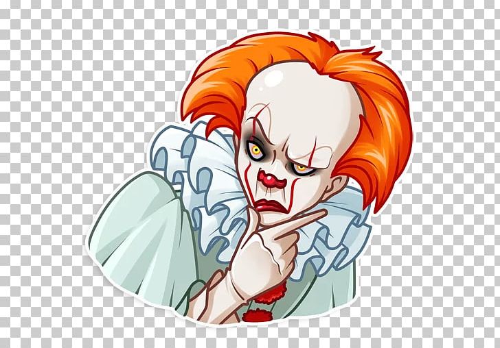 It Sticker Telegram Decal Clown PNG, Clipart, 2017, Anime, Art, Cartoon, Clown Free PNG Download