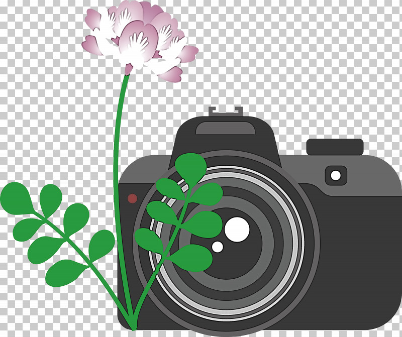 Camera Flower PNG, Clipart, Camera, Camera Lens, Digital Camera, Flower, Green Free PNG Download