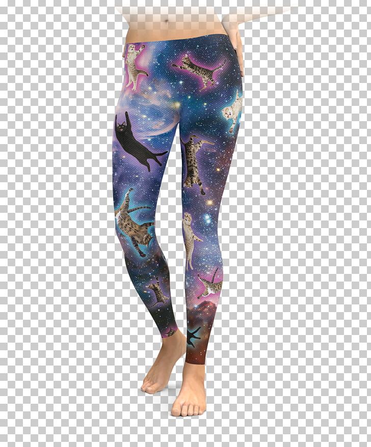 Leggings Cat Yoga Pants Hoodie Tights PNG, Clipart, Cat, Fashion, Galaxy, Galaxy Cat, Highrise Free PNG Download