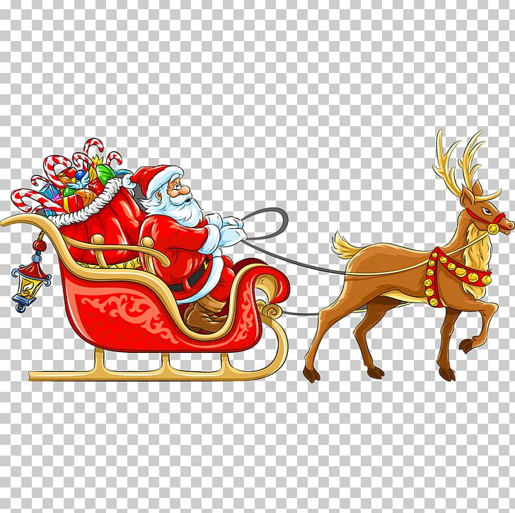 Santa Claus Christmas Decoration Sled PNG, Clipart, Brandalley, Christmas, Christmas Card, Christmas Decoration, Christmas Ornament Free PNG Download