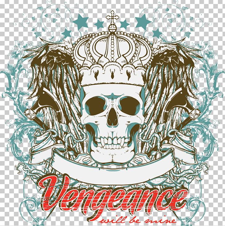 Skull Wearing A Crown PNG, Clipart, Bone, Brand, Cloth, Crown, Decorative Patterns Free PNG Download