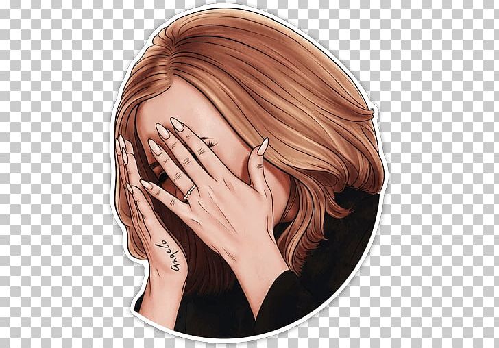 Sticker Telegram SAD! Brown Hair Hair Coloring PNG, Clipart, Adele, Adele Png Transparent Images, Blond, Brown Hair, Cheek Free PNG Download