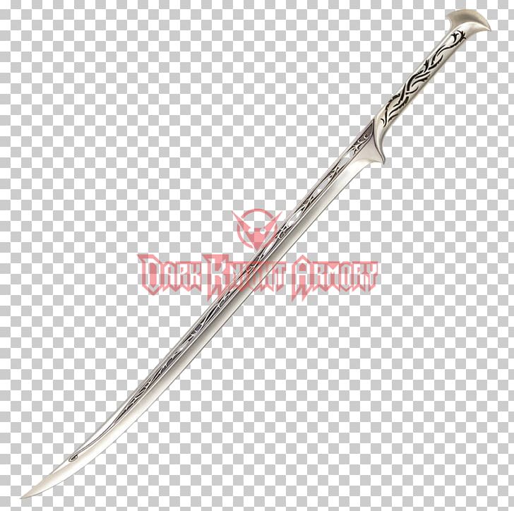 Thranduil The Hobbit The Lord Of The Rings Bilbo Baggins Thorin Oakenshield PNG, Clipart, Bilbo Baggins, Cold Weapon, Elf, Glamdring, Hilt Free PNG Download