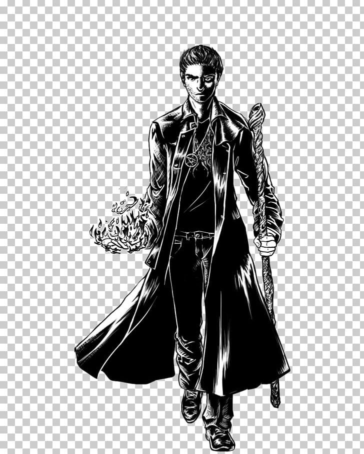 Harry Dresden Thomas Raith Karrin Murphy The Dresden Files John Constantine PNG, Clipart, Ardian Syaf, Art, Black And White, Costume, Costume Design Free PNG Download