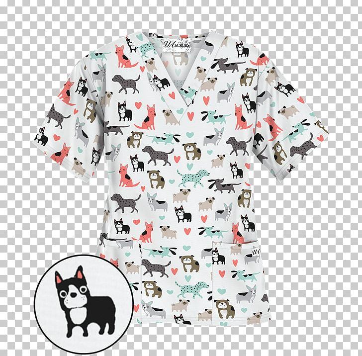 T-shirt Scrubs Animal Print Veterinarian Uniform PNG, Clipart, Animal Print, Blouse, Button, Clothing, Dickies Free PNG Download