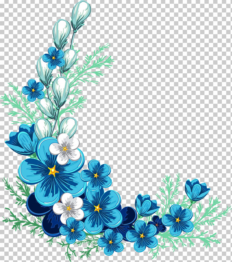 Blue Flower Frame PNG, Clipart, Blue, Blue Flower, Blue Flower Frame, Blue Rose, Floral Design Free PNG Download