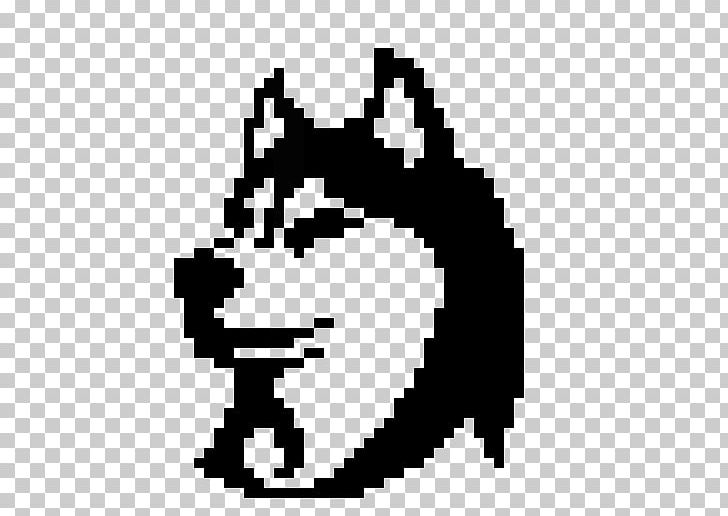 Siberian Husky Cross-stitch Bead Knitting PNG, Clipart, Animals, Bead, Black, Black And White, Crochet Free PNG Download
