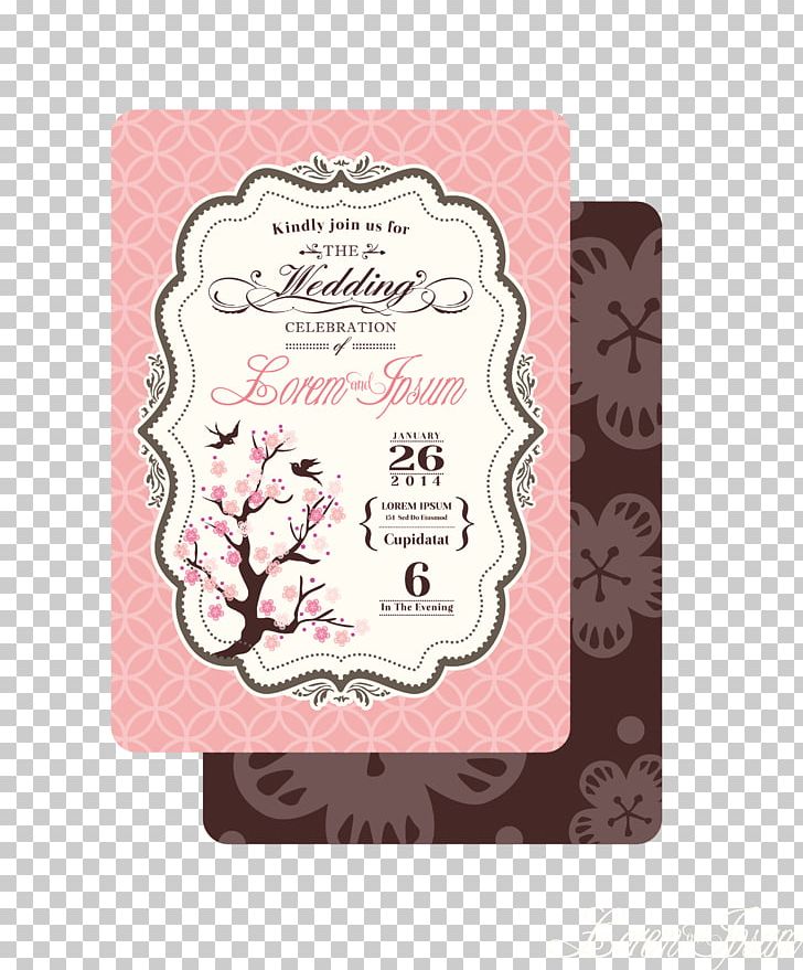 Pink Wedding Card Design PNG, Clipart, Birthday Card, Bride, Bridegroom, Business Card, Card Free PNG Download