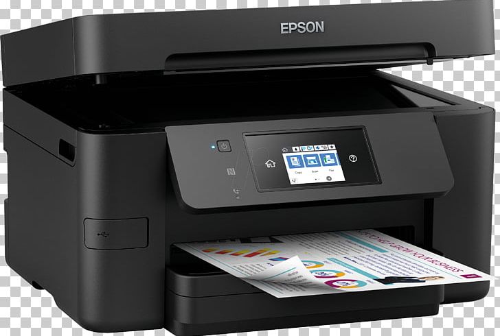 Epson WorkForce Pro WF-3720 Epson WorkForce Pro WF-4730 Multi-function Printer Inkjet Printing PNG, Clipart, Automatic Document Feeder, Dwf, Electronic Device, Electronics, Epson Free PNG Download