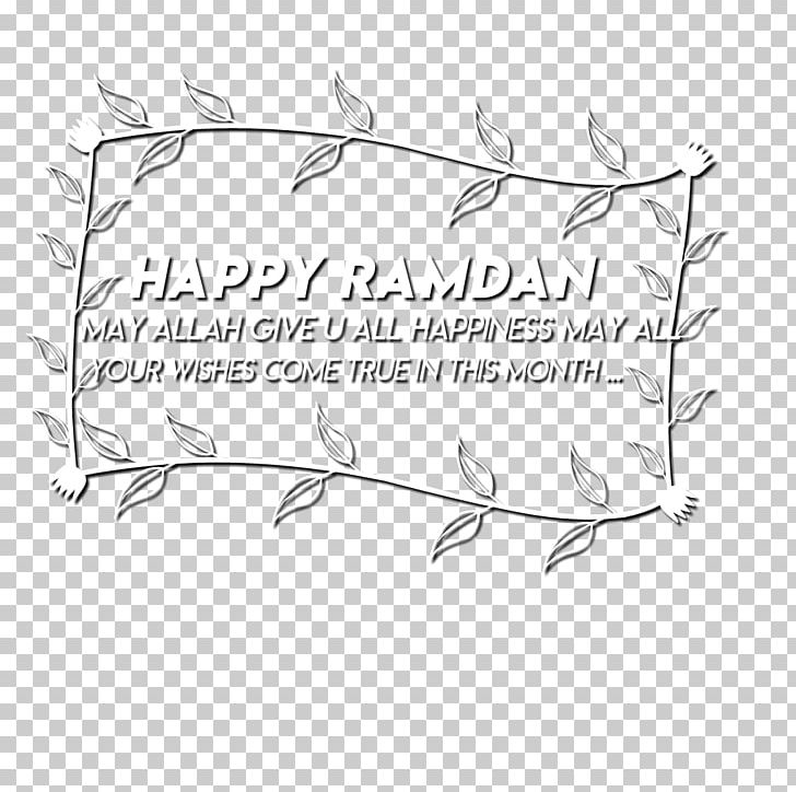 Ramadan PicsArt Photo Studio Eid Al-Fitr Islam PNG, Clipart, Angle, Area, Artwork, Black And White, Border Free PNG Download