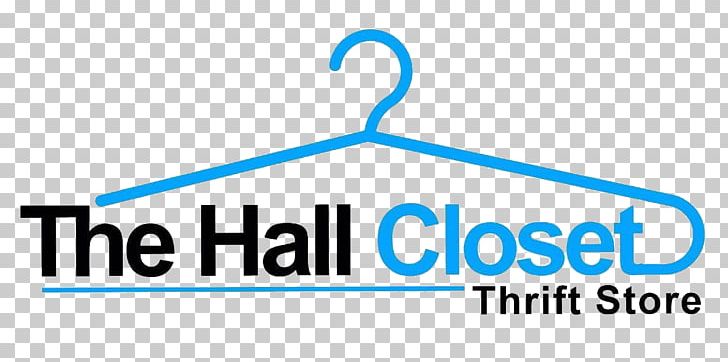Hall Closet Thrift Store Logo Juvenile Hall Organization PNG, Clipart, Area, Auxiliary, Blue, Brand, Closet Free PNG Download
