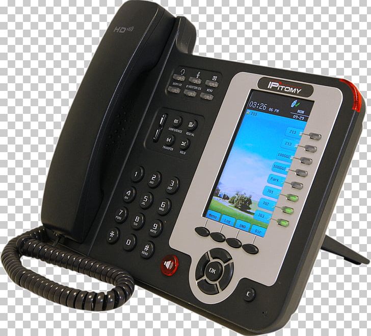 VoIP Phone Business Telephone System Session Initiation Protocol Voice Over IP PNG, Clipart, Business Telephone System, Caller Id, Communication, Corded Phone, Electronics Free PNG Download