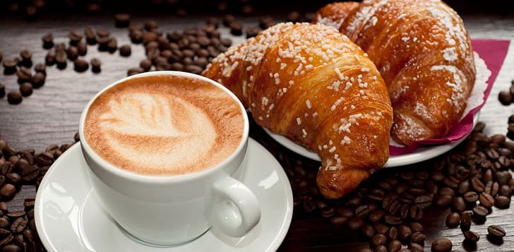 Cappuccino Coffee Cafe Breakfast Croissant PNG, Clipart, Bar, Bread, Breakfast, Brioche, Brunch Free PNG Download