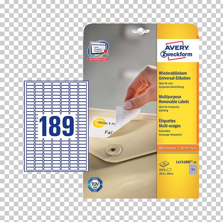 Standard Paper Size Label Avery Dennison Avery Zweckform PNG, Clipart, Adhesive, Avery Dennison, Avery Zweckform, Brand, Business Cards Free PNG Download
