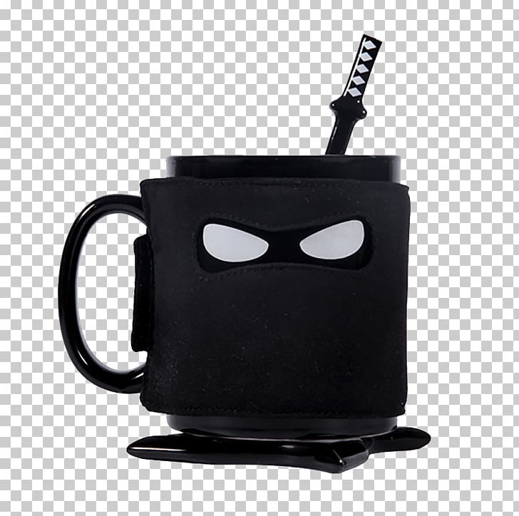 Tea Coffee Mug Ceramic Ninja PNG, Clipart, Black, Black Background, Black Board, Black Border, Black Hair Free PNG Download