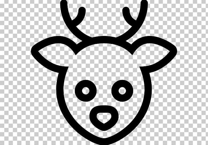 Reindeer Antler Snout White PNG, Clipart, Antler, Black And White, Cartoon, Deer, Head Free PNG Download