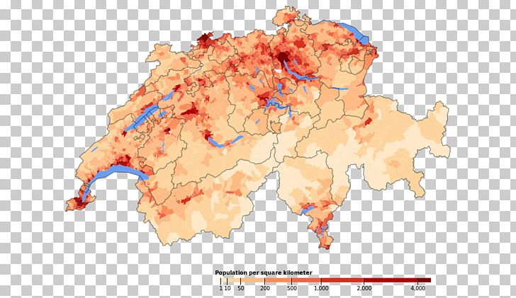 Switzerland Map Population Density Tuberculosis PNG, Clipart, Density, Map, Population, Population Density, Switzerland Free PNG Download