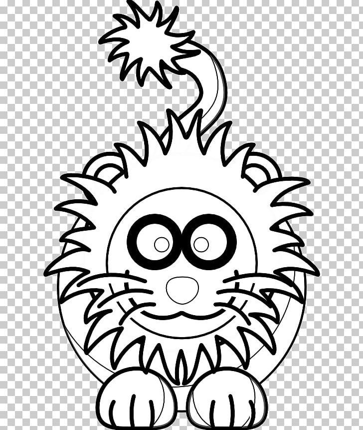 White Lion Roar PNG, Clipart, Black, Black And White, Cartoon, Cuteness, Drawing Free PNG Download
