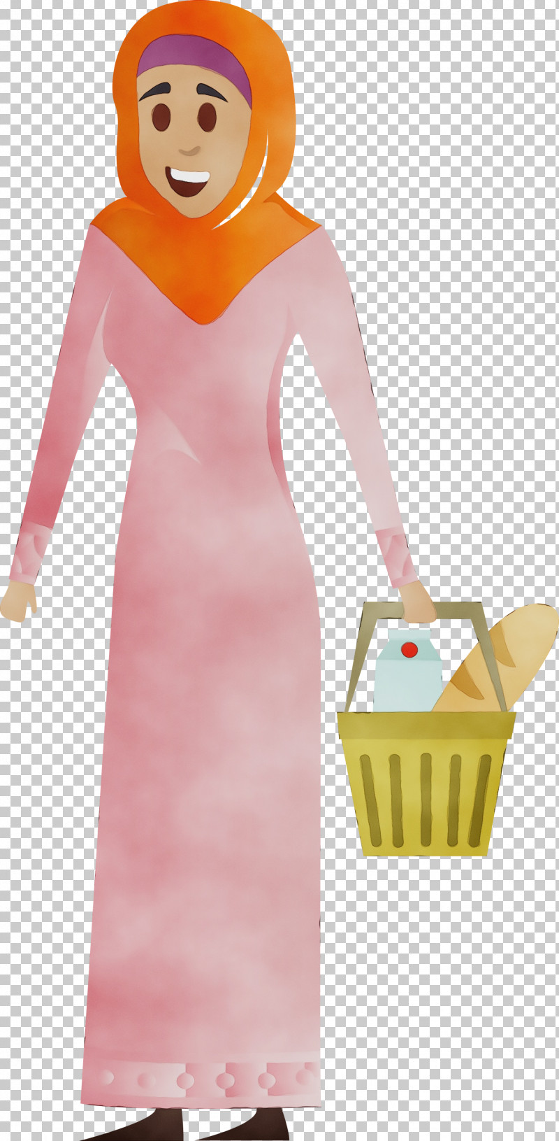 Pink Cartoon Dress Costume PNG, Clipart, Arabic Girl, Arabic Woman, Cartoon, Costume, Dress Free PNG Download