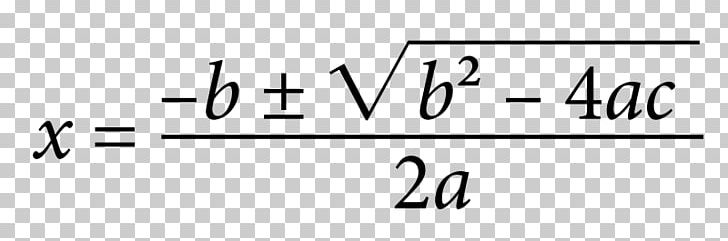 Quadratic Equation Quadratic Formula Quadratic Function PNG, Clipart, Angle, Area, Black And White, Brand, Coefficient Free PNG Download