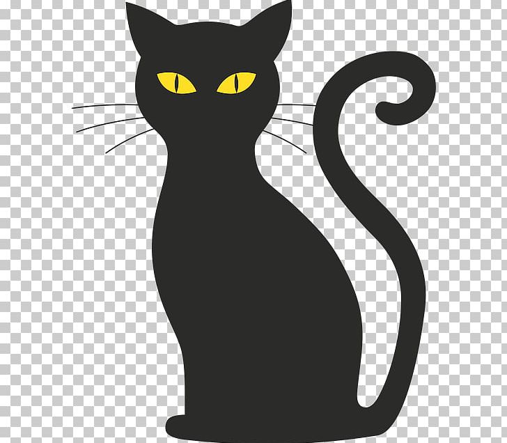 Black Cat Silhouette PNG, Clipart, Animals, Black, Black Cat, Carnivoran, Cartoon Free PNG Download