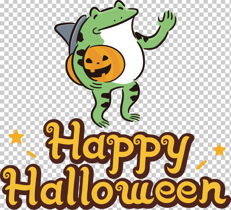 Happy Halloween PNG, Clipart, Cartoon, Happiness, Happy Halloween, Line, Logo Free PNG Download