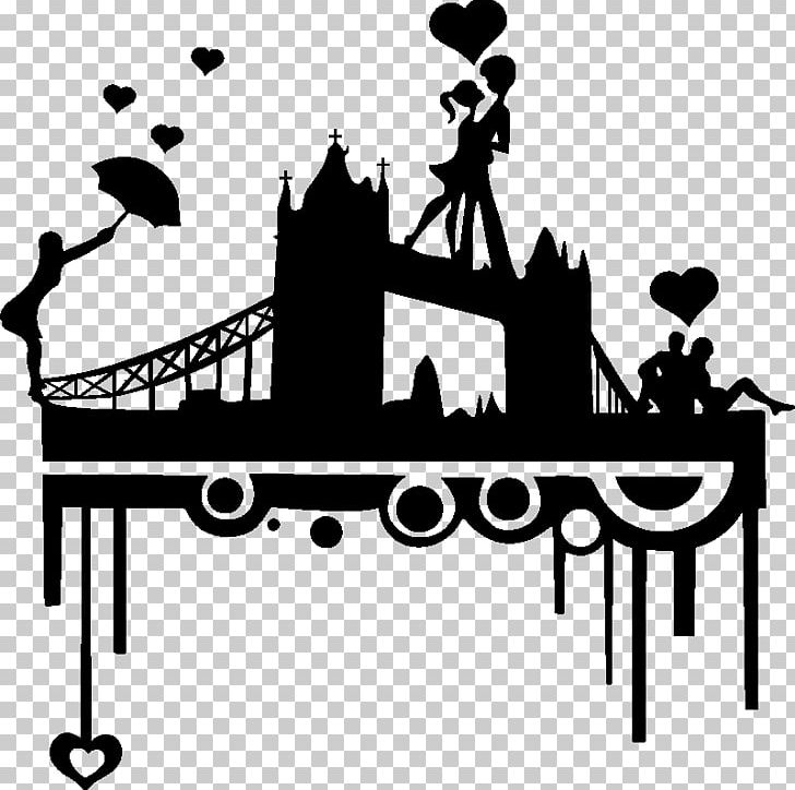 Sticker Wall Decal Виниловая интерьерная наклейка London Bridge PNG, Clipart, Adhesive, Artwork, Black And White, Brand, Bridge Free PNG Download