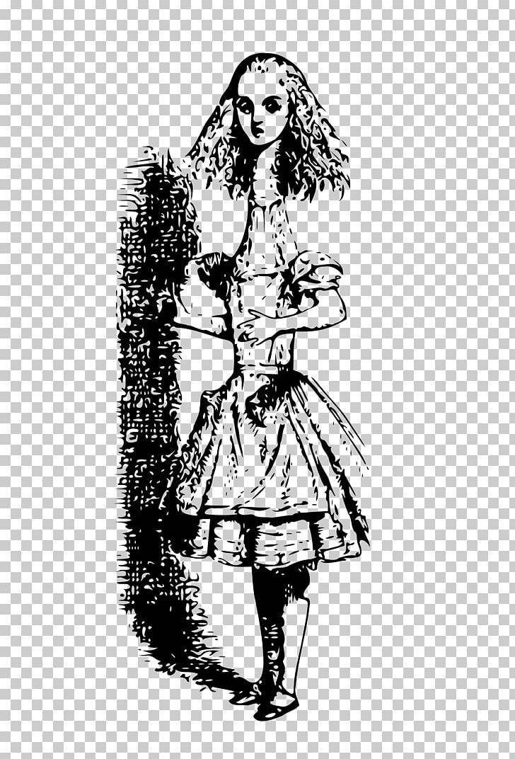 Alice's Adventures In Wonderland White Rabbit Cheshire Cat The Tenniel Illustrations For Carroll's Alice In Wonderland PNG, Clipart, Clothing, Fashion Design, Fashion Illustration, Fictional Character, Illustrator Free PNG Download