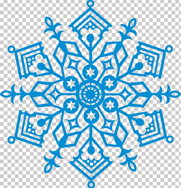 Snowflake Winter Ice Shape PNG, Clipart, Area, Black And White, Blizzard, Blue, Circle Free PNG Download