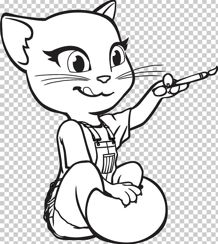 Talking Angela Talking Tom And Friends Coloring Book Cat Coloring Pages  2018 PNG, Clipart, Animals, Artwork,