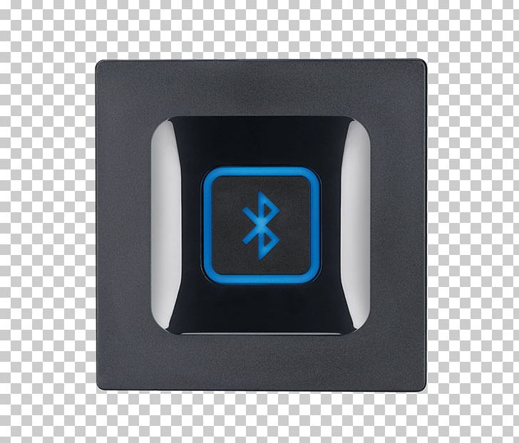 Bluetooth Logitech Radio Receiver Adapter Loudspeaker PNG, Clipart, Adapter, Audio Signal, Bluetooth, Data Transmission, Electric Blue Free PNG Download