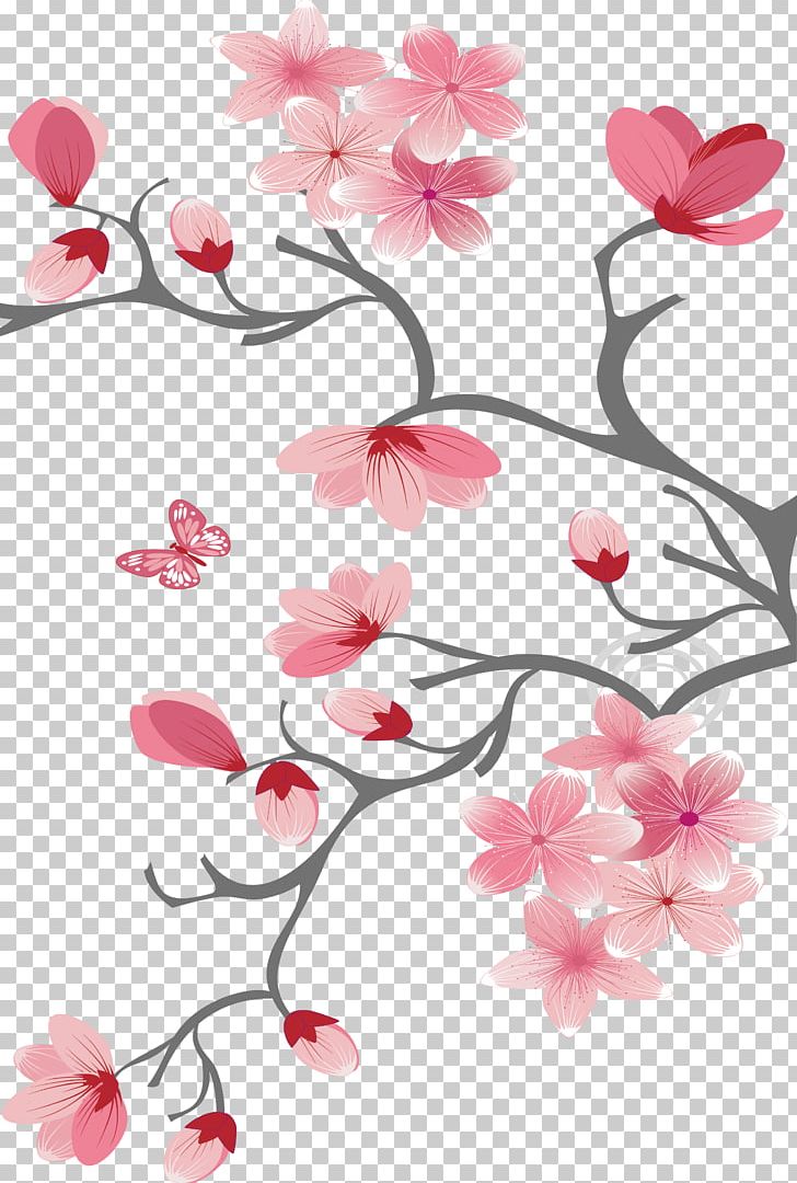 Cherry Blossom Computer File PNG, Clipart, Blossom, Blossoms Vector, Branch, Cerasus, Cherry Free PNG Download