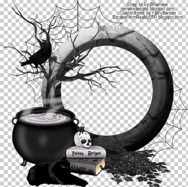 Frames Halloween Black And White PNG, Clipart, Art, Automotive Tire, Black And White, Computer Wallpaper, Craft Free PNG Download