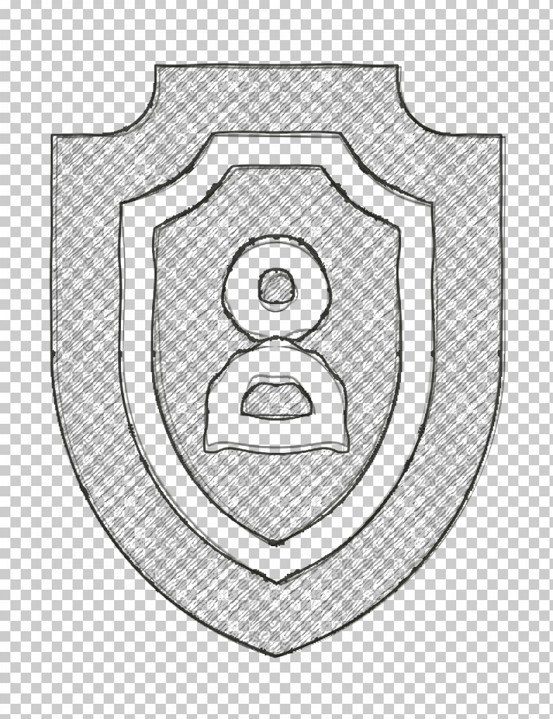 Personal Security Icon Employment Icon Shield Icon Png Clipart Black Black And White Circle Drawing Employment
