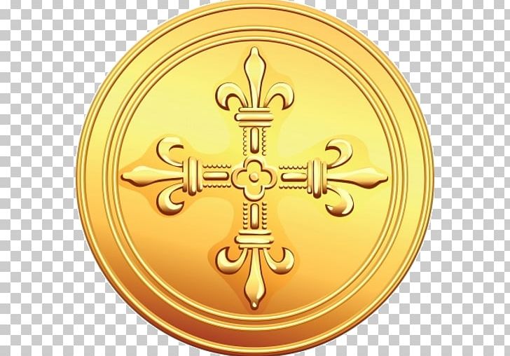 Gold Coin Écu PNG, Clipart, Brass, Coin, Cross, Drawing, Ecu Free PNG Download
