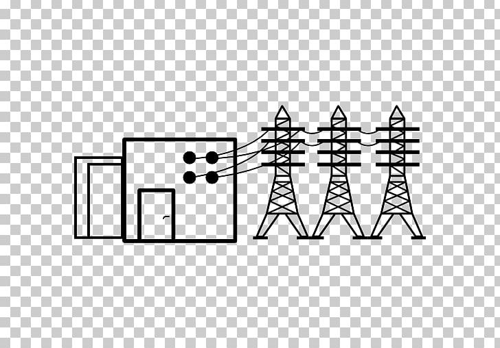 Transmission Tower Overhead Power Line Electricity Electric Power Transmission PNG, Clipart, Angle, Area, Black, Black And White, Diagram Free PNG Download