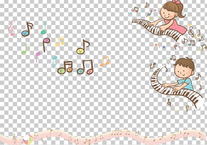 Illustration Piano Musical Note PNG, Clipart, Area, Art, Cartoon, Child, Clavinova Free PNG Download