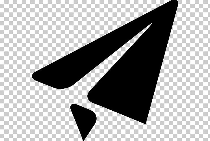 Airplane Paper Plane Computer Icons PNG, Clipart, Airplane, Angle, Black, Black And White, Computer Icons Free PNG Download