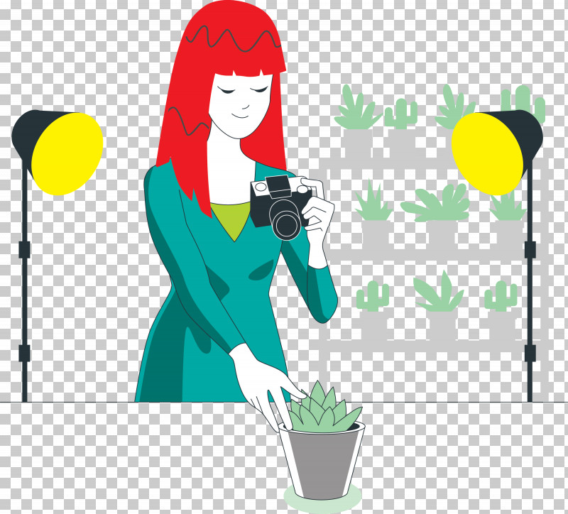 Videographer PNG, Clipart, Behavior, Character, Character Created By, Flower, Green Free PNG Download